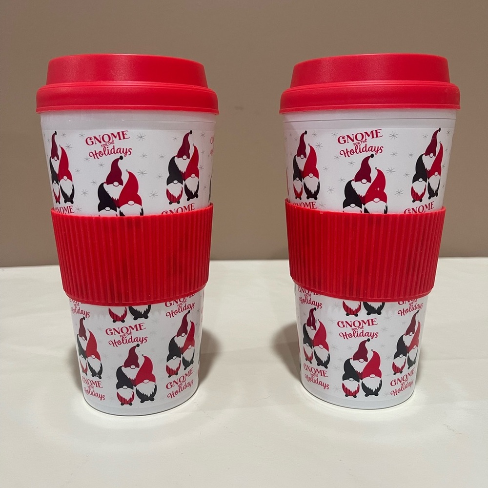 Gnome for the Holidays Travel Mugs